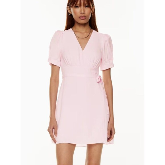 Aritzia Dresses & Skirts - Aritzia Sunday Best Coronation Wrap Dress S NWT